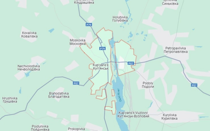 Руско МО: Половина од украинскиот град Купјанск под руска контрола