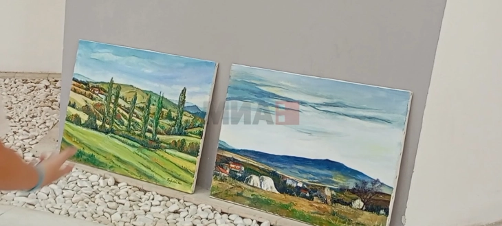 Во Делчево отворена изложба на слики од 32. Лесновска ликовна колонија