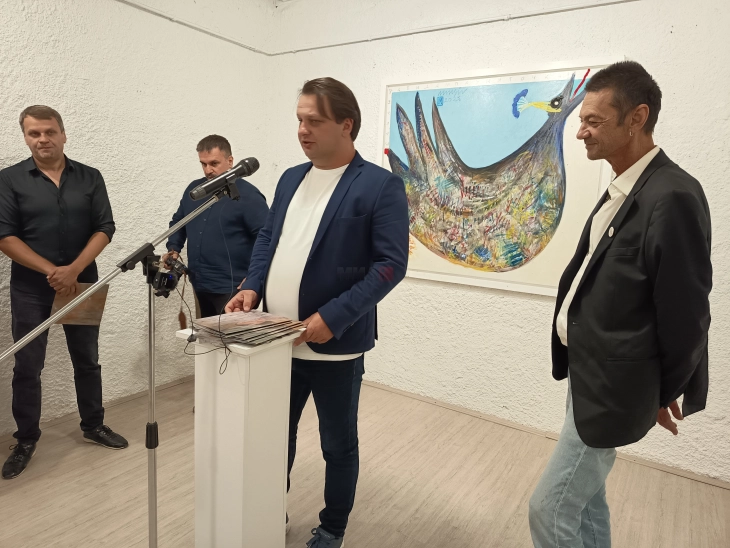 Во Кавадарци отворена изложба на дела од Мирослав Масин