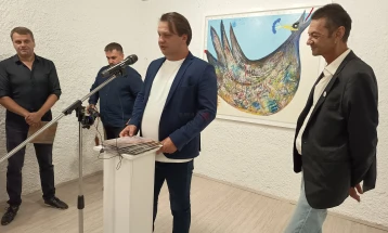 Во Кавадарци отворена изложба на дела од Мирослав Масин