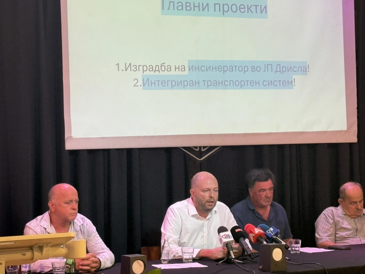 Владимир Куновски, кандидат за градоначалник на Скопје од Движењето Слободни и независни