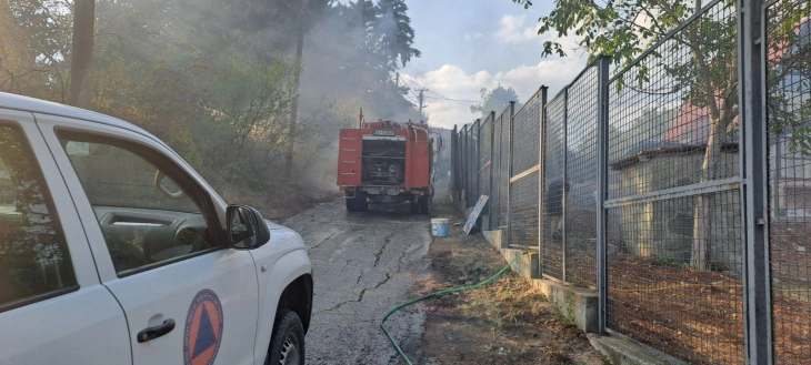 Пожар над селото Раштак, во гаснењето вклучени два ер трактора и полициски хеликоптер