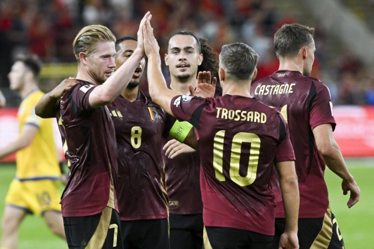 Белгија се проби на второто место на табелата