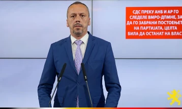 Петрушевски: СДС преку АНБ и АР го следеле ВМРО-ДПМНЕ за да го забрани постоењето на партијата, целта била да останат на власт