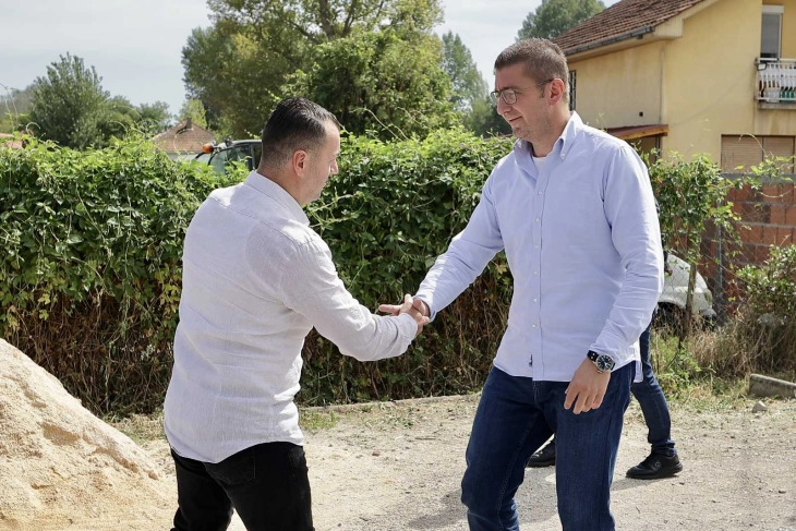 Мицкоски: Во општина Гази Баба се вложени над 12 милиони евра и тие значат додадена вредност за животите на жителите