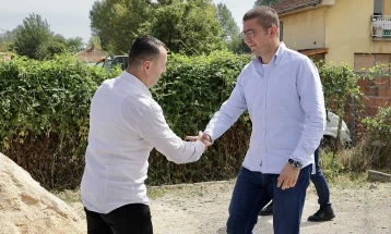 Мицкоски: Во општина Гази Баба се вложени над 12 милиони евра и тие значат додадена вредност за животите на жителите