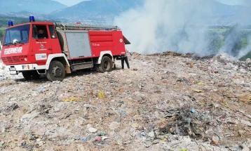 Arson suspected in Drisla landfill fire spewing toxic fumes into Skopje air
