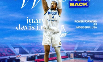 Juan Davis returns to MZT Skopje