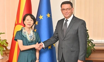 Slaveski and Kawahara discuss opportunities for cooperation between National Bank and Japanese institutions