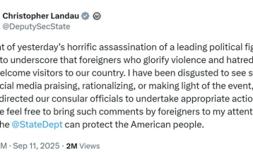 Ланду најави укинување на визите за странците кои „ја слават, одобруваат или се потсмеваат“ на смртта на Кирк