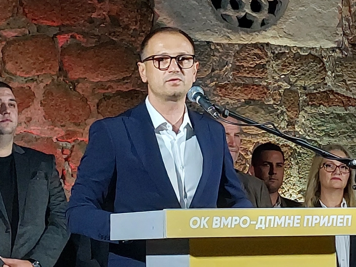 Во Прилеп промовиран кандидатот за градоначалник од ВМРО-ДПМНЕ, Дејан Проданоски