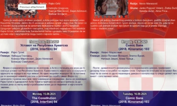 Денови на хрватски филм во Кинотека