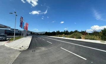 Пуштена за сообраќај првата делница од новиот булевар Струмица-Дабиле