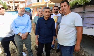 Meџити: По завршувањето на подземните работи, следува асфалтирање и ново јавно осветлување на улица 157