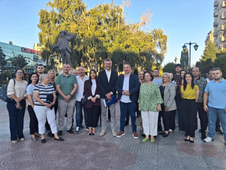 Промени и реална програма за Куманово, најавија кандидатот за градоначалник и носителот на листа од СДСМ