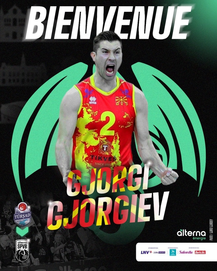 Репрезентативецот Ѓорги Ѓоргиев нов одбојкар на француски Поатје