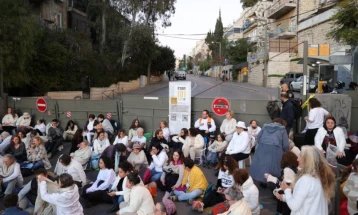 Protestë para rezidencës së Netanjahut