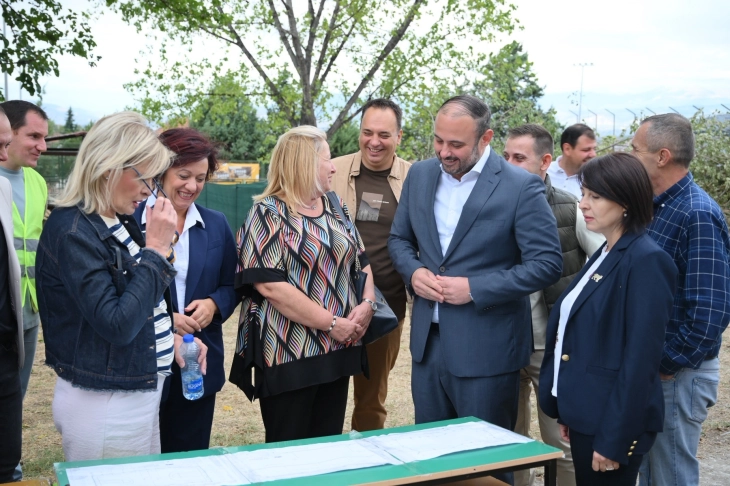 Се гради првата училишна спортска сала во населбата Припор