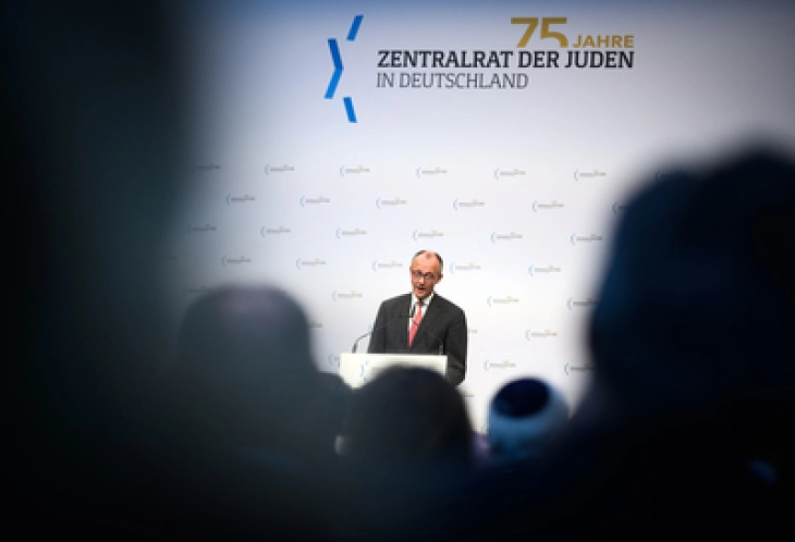 Мерц го критикуваше порастот на антисемитизaм во Германија по почетокот на војната меѓу Израел и Хамас