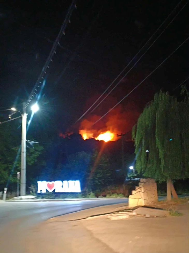 ДЗС: Ставен под контрола пожарот над Морани, општина Студеничани