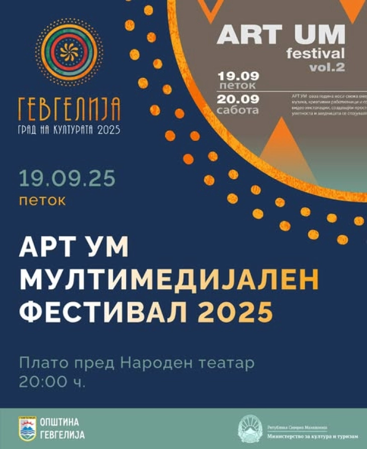 Второ издание на Мултимедијалниот фестивал „АРТ УМ“