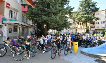 Во Радовиш се одржа велосипедско дефиле по повод „Европската недела на мобилност“