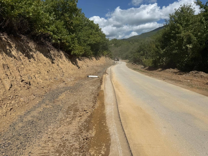 Се проширува коловозот на патниот правец Долно Татеши - Мислодежда