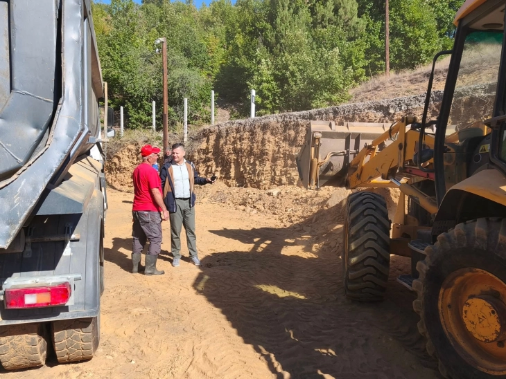 Во тек градежни активности на Церски пат, Моштица и Саса