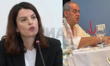 Ministrja shqiptare e punëve të brendshme shkarkoi zëvendësin e saj për tymosjen e duhanit në restorant