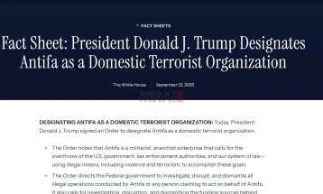 Qeveria amerikane e shpalli Antifën një 