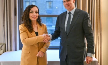 Osmani takoi ndihmëssekretarin e përgjithshëm të NATO-s, ambasadorin Boris Ruge