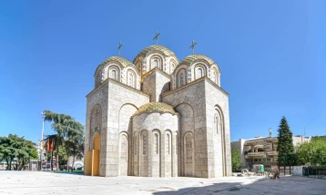 На 28 септември осветување на храмот „Св. цар Константин и царица Елена“ во Скопје