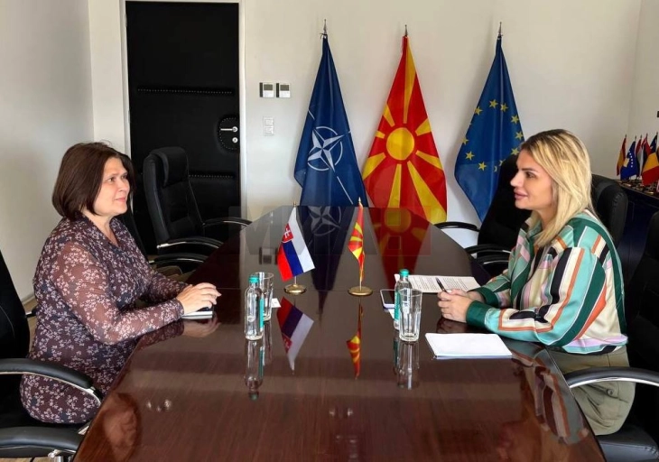 Trajkov-Hricova: Sllovakia është mbështetëse e fortë e Maqedonisë së Veriut në rrugën evropiane