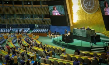 Siljanovska-Davkova in UN: We want to be integrated in EU, but without additional conditions and with national dignity preserved