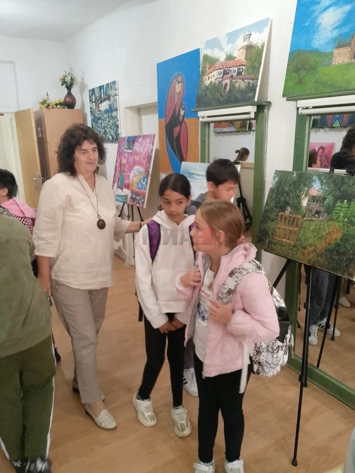 Изложба на дела од 32. Лесновска ликовна колонија во Пехчево