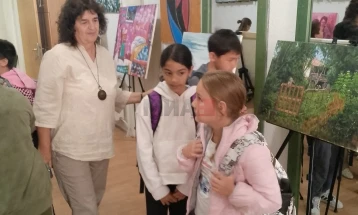 Изложба на дела од 32. Лесновска ликовна колонија во Пехчево