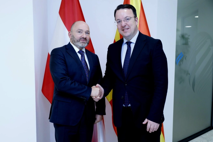 Transport Minister Nikoloski meets Austrian Ambassador Pammer, discuss realization of capital projects and enhancement of infrastructure