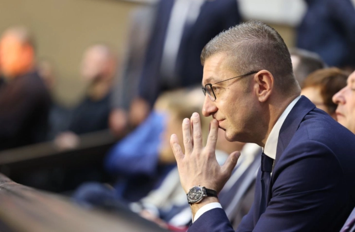 Мицкоски: Народот ги памети триковите и предавствата на СДСМ, затоа нивните црвени линии нема да дозволам да се контури на ново предавство во иднина