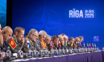 Началникот на Генералштабот на Армијата, генерал - мајор Лафчиски на Конференцијата на Воениот комитет на НАТО во Летонија