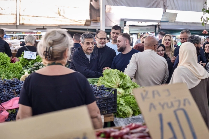 Меџити: Бит Пазар е темелот на трговскиот живот во Чаир, ќе го  модернизираме и ќе ги подобриме условите за трговците