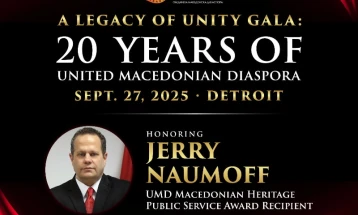 Наумоф: Македонците од дијаспората мораме да бидеме обединети, инвестирајте по примерот на Крис Павлоски