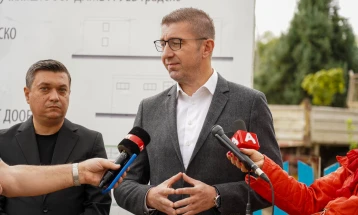Mickoski: Only two options at elections – VMRO-DPMNE which offers development and SDSM, DUI, Levica who send false and inaccurate messages