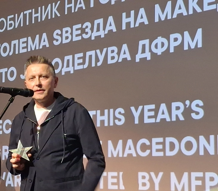 Кирил Џајковски, добитник на „Голема ѕвезда на македонскиот филм“за МИА: Се радувам што филмската музика добива заслужено внимание