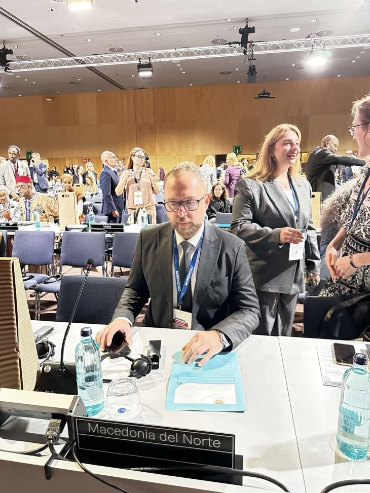 Министерот Љутков на Светската конференција на УНЕСКО за културни политики и одржлив развој „Мондиакулт 2025“ во Барселона