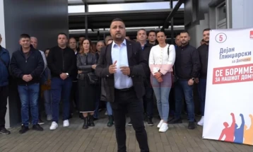 Кандидатот за градоначалник на Делчево Дејан Глинџарски го почна изборниот караван