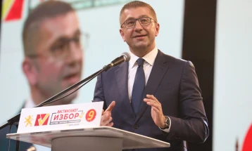 Mickoski: These elections a battle for Macedonia's future