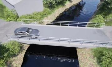 Костовски: Започнуваме со изградба на нов модерен мост во Радишани