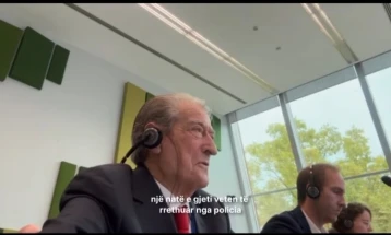 Бериша пред групата на ЕПП во Стразбур: Најголемата опасност за албанските граѓани е дрогата