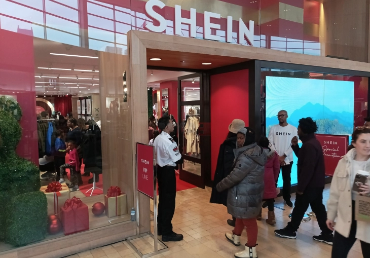 Физички продавници на кинески „Шејн“ во Франција