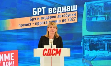 Брз автобуски превоз, уреден кеј на Вардар, Луна парк и решение за депониите, дел од клучните ветувања на Шукова за Скопје